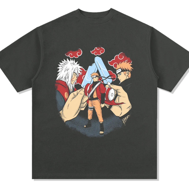 Jiraiya and Naruto "Anime TEE - view 3