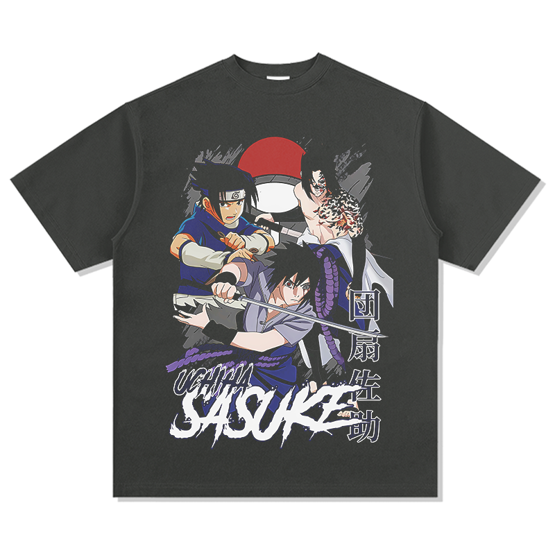 Uchiha Sasuke "Anime" TEE - view 3