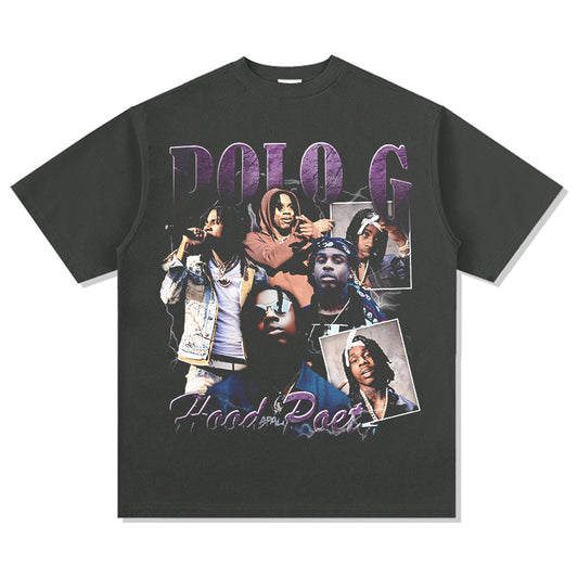 Hood Poet By Polo G TEE