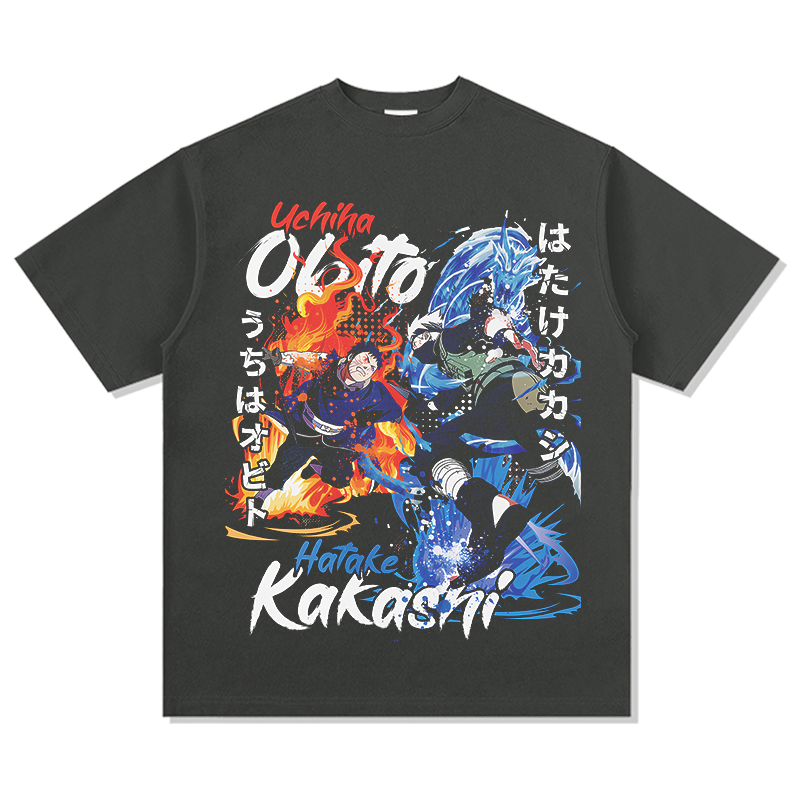 Obito Uchiha Vs Kakashi Hatake "Anime" TEE - view 3
