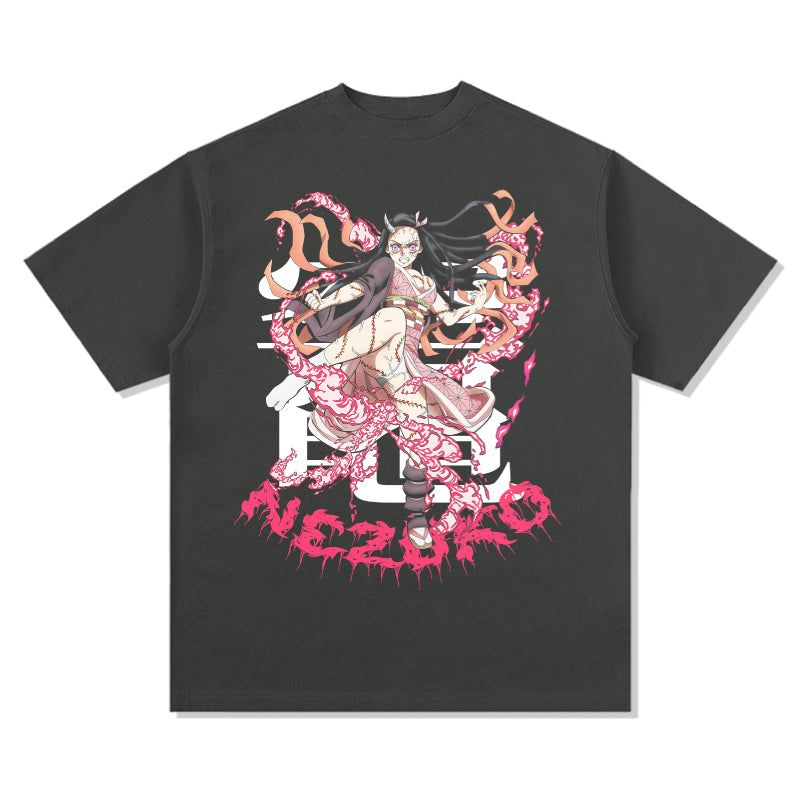 Nezuko Kamado Demon Slayer: Kimetsu no Yaiba "Anime" TEE - view 3
