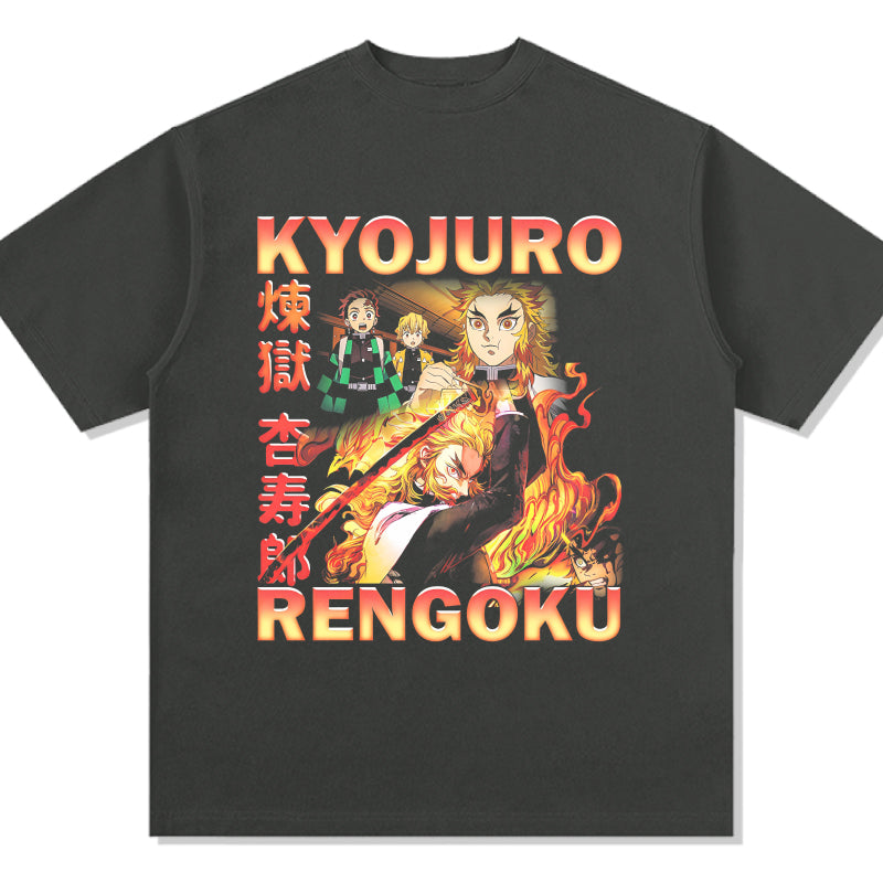 Kyōjurō Rengoku Demon Slayer: Kimetsu no Yaiba "Anime" TEE - view 3