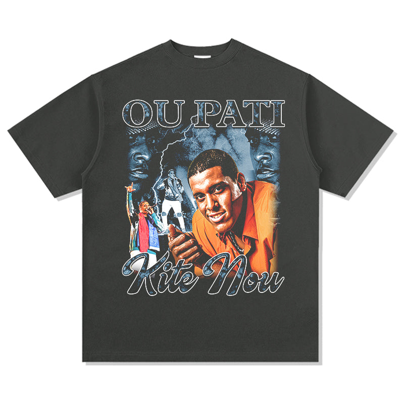 OU PATI  KITE NOW By Mika Benjamin TEE - view 2