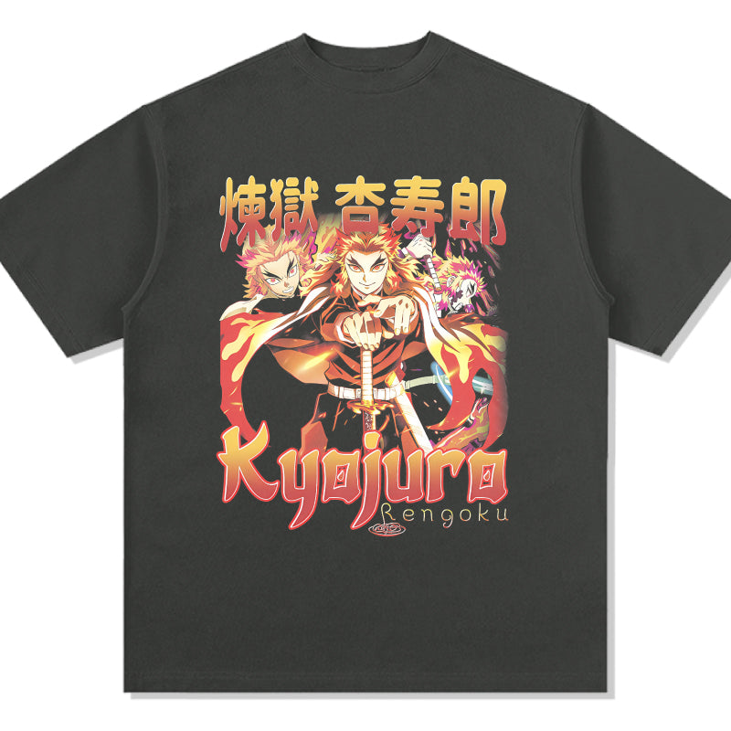 Kyōjurō Rengoku Demon Slayer: Kimetsu no Yaiba "Anime" TEE - view 3