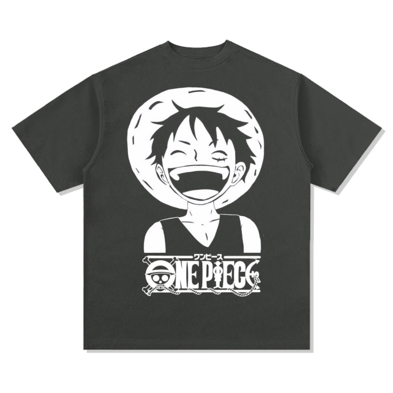 Luffy's Smiley Face One Piece "anime" TEE - view 3