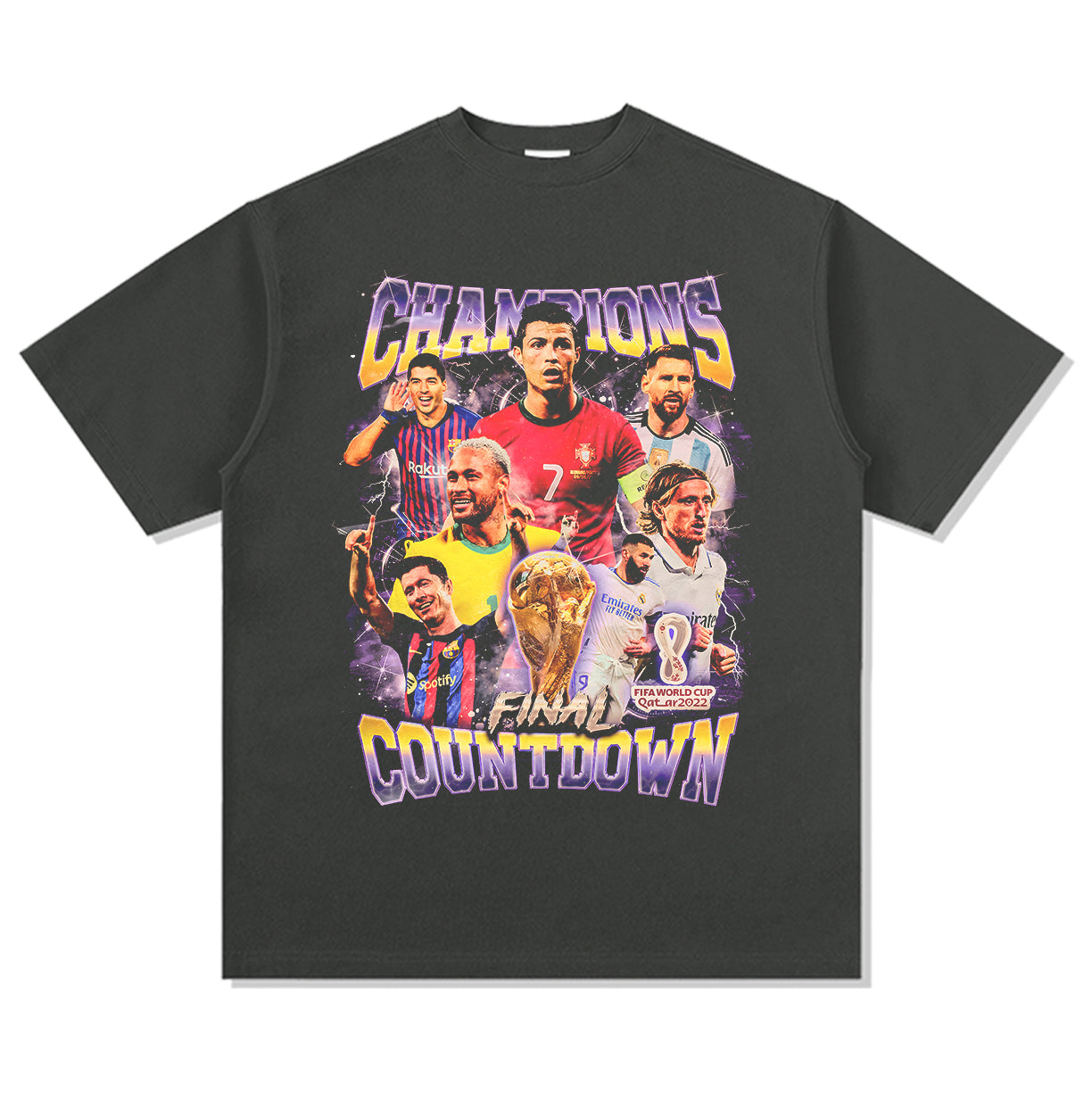 Champions Final Countdown Fifa World Cup Qatar 2022 TEE - view 2