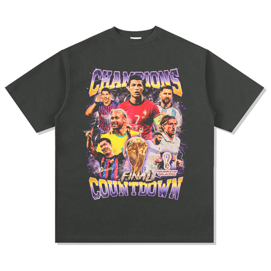Champions Final Countdown Fifa World Cup Qatar 2022 TEE