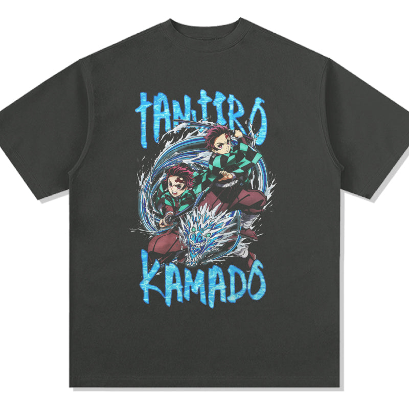 Tanjiro Kamado Demon Slayer: Kimetsu no Yaiba "Anime" TEE - view 2