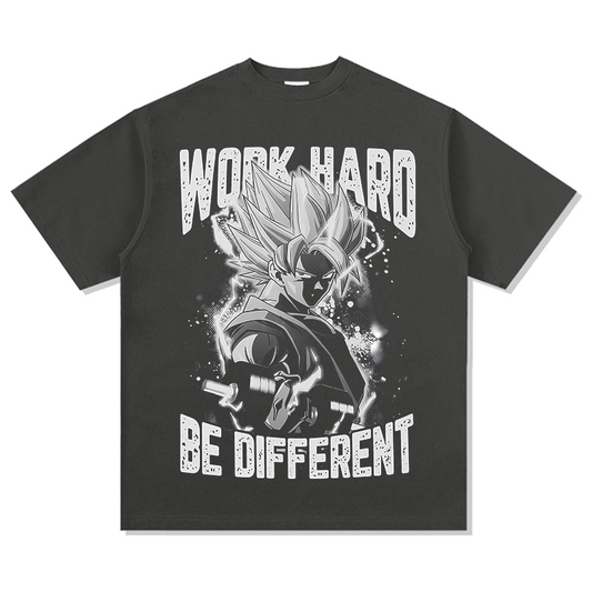 Goku Work Hard Be Different "Anime" TEE