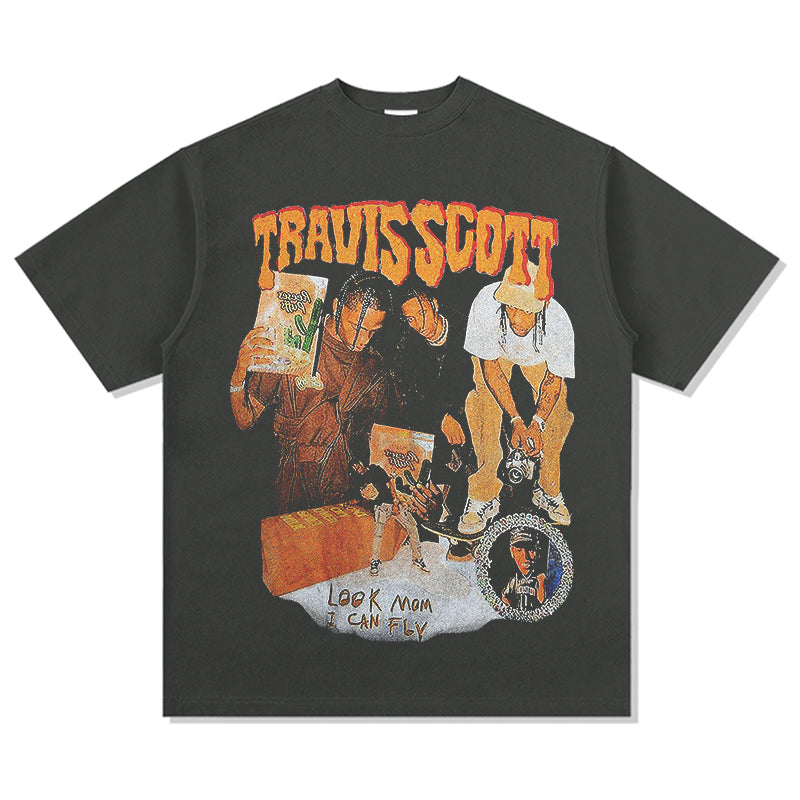 Look Mom I Can Fly By Travis Scott TEE - view 2