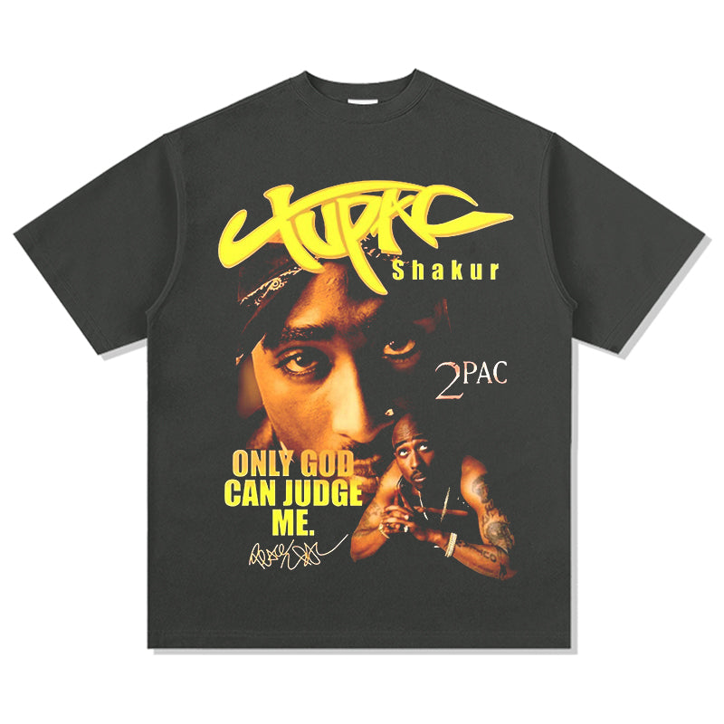 Only God Can Judge Me  By Tupac Shakur Signature TEE - view 2