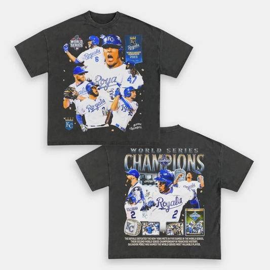 World Series champs Royals Back Design TEE