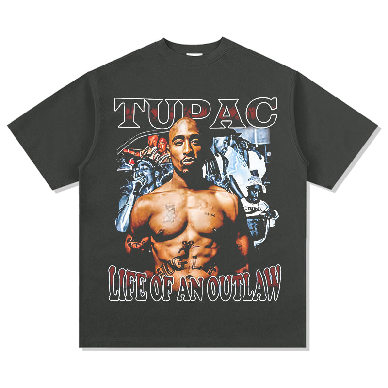 Life Of An Outlaw By Tupac Shakur TEE - view 2