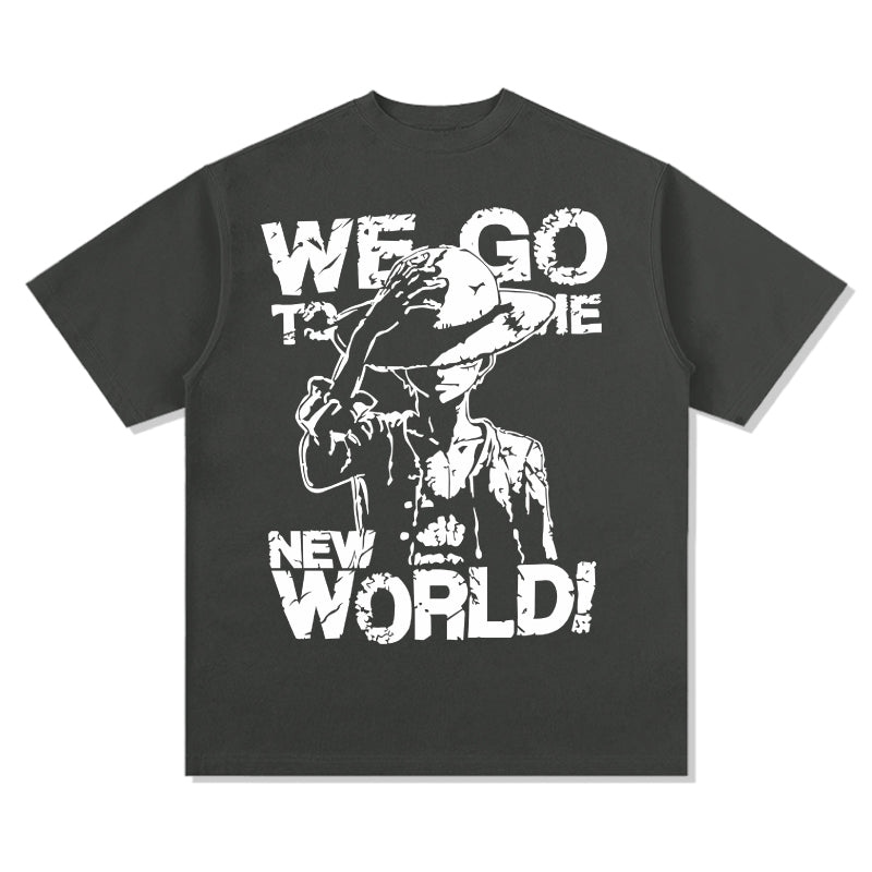 We Go To The New World One Piece "Anime" TEE - view 3