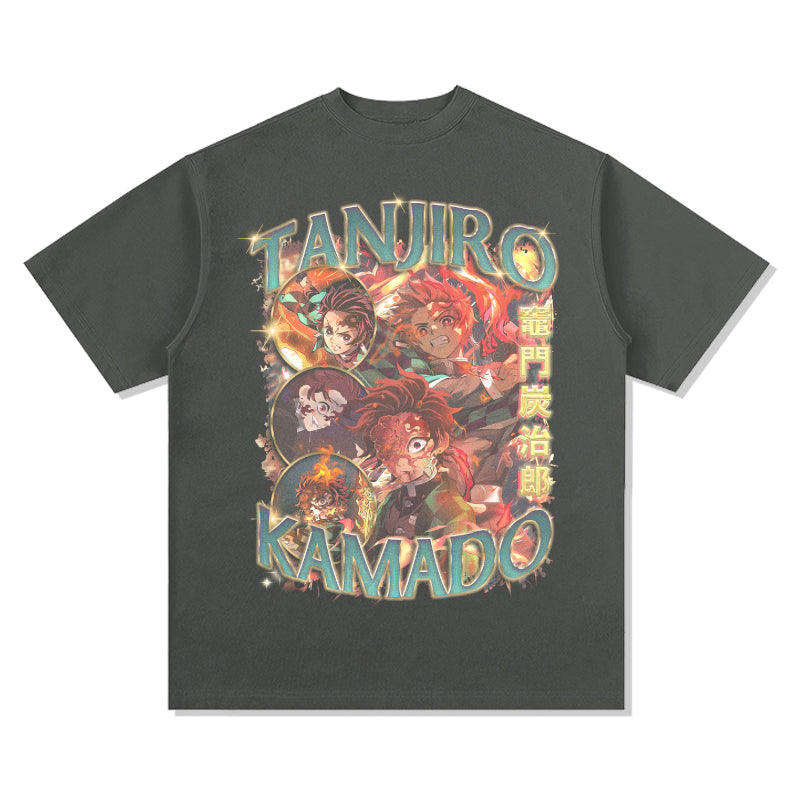 Tanjiro Kamado Demon Slayer "Anime" TEE - view 2