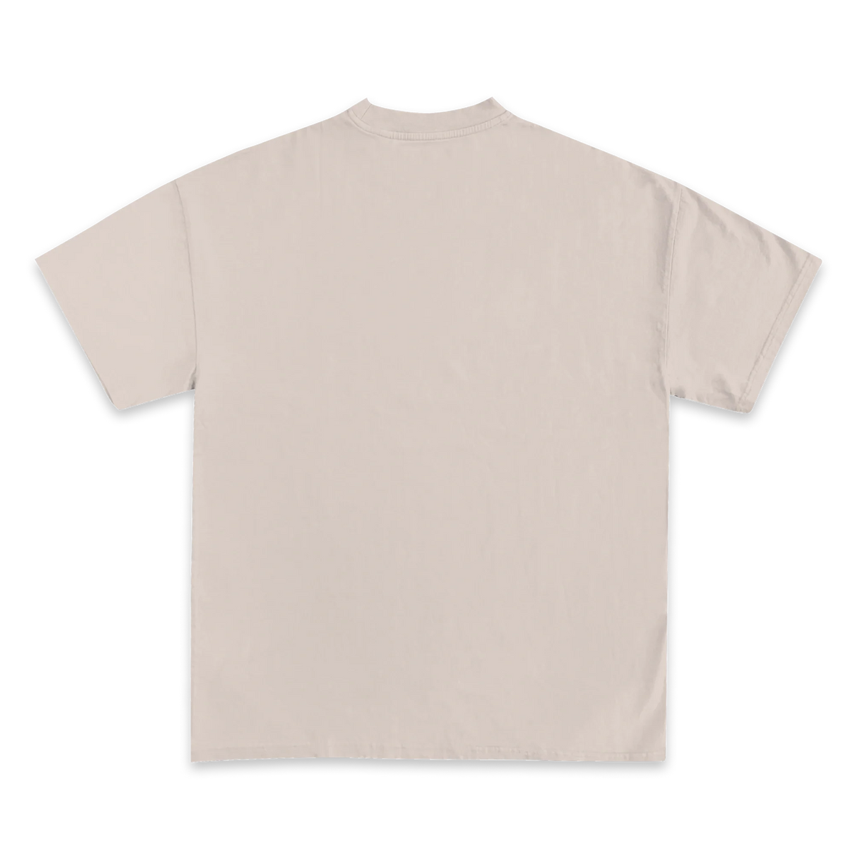 Custom Print Tee — Cream back