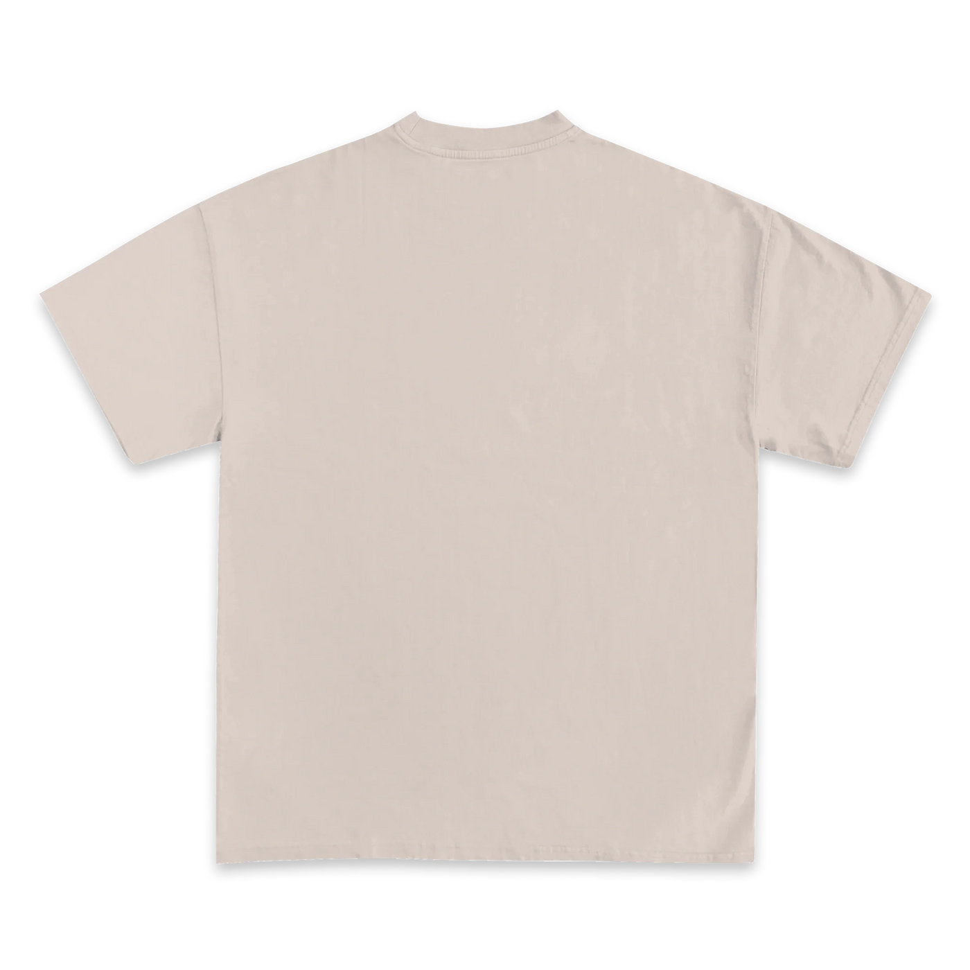 Custom Print Tee — Cream back