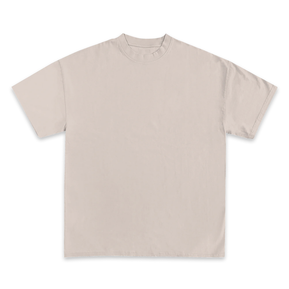 Custom Print Tee — Cream front