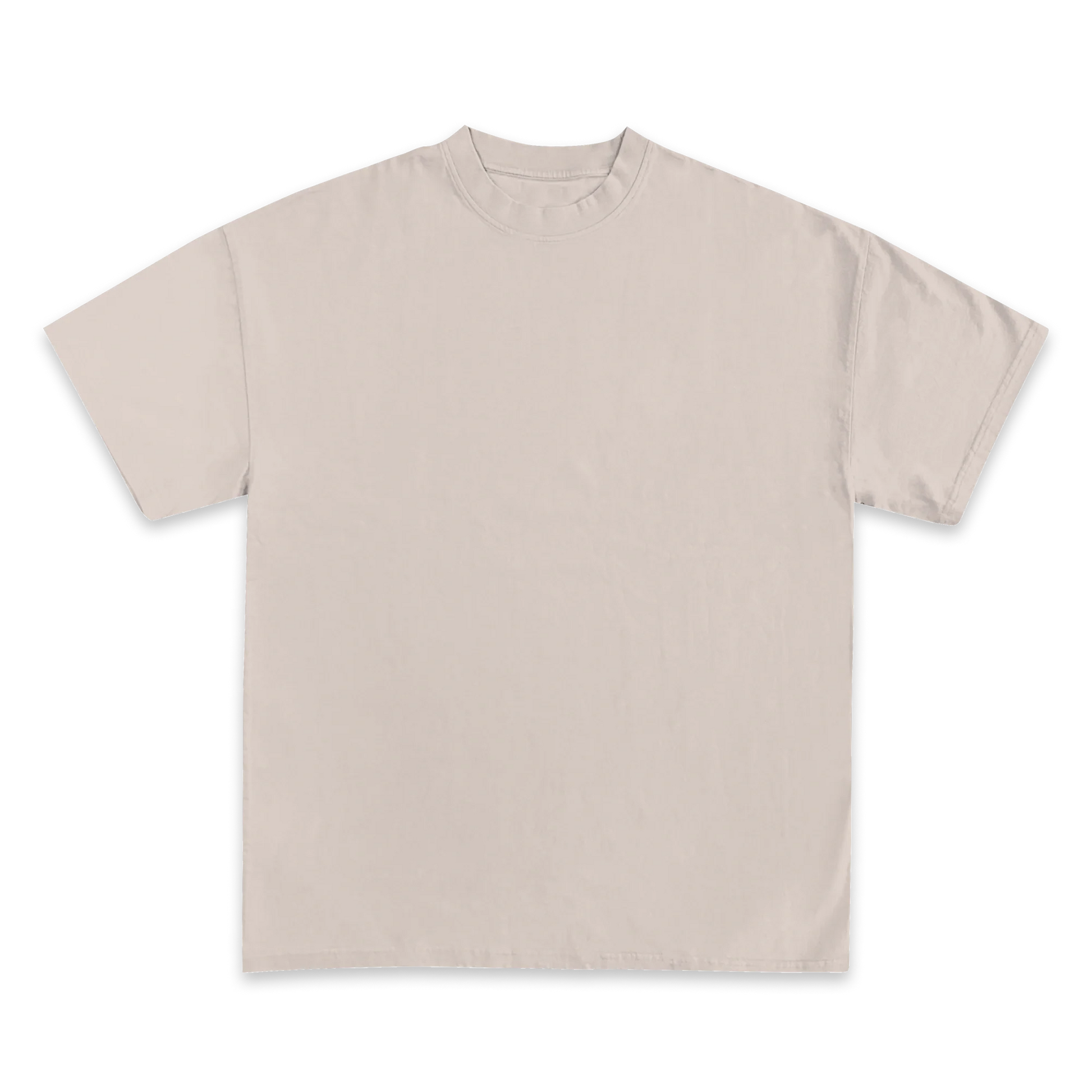 Custom Print Tee — Cream front