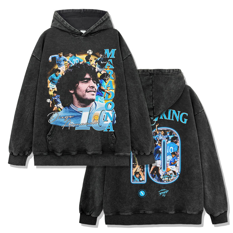 DIEGO MARADONA FOOTBALL HOODIE 2024 - view 2