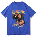 Rapper Tupac T Shirt Hip Hop Loose Oversized - 6ixmerchandise