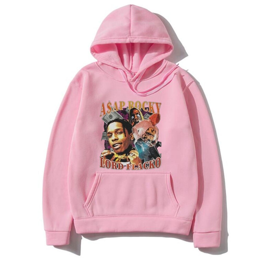 ASAP Rocky Hoodies Casual Streetwear pullover - 6ixmerchandise