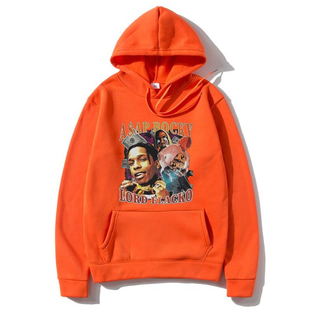 ASAP Rocky Hoodies Casual Streetwear pullover - 6ixmerchandise