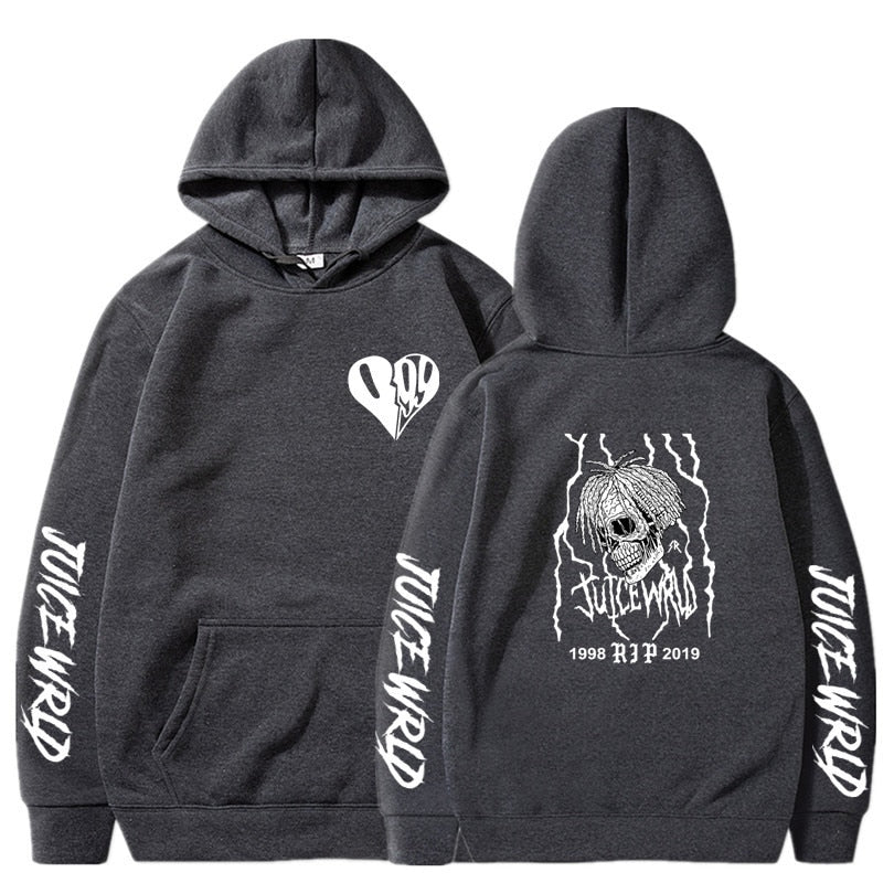 Juice Wrld Hoodies High Quality Winter Fleece Pullover Streetwear - 6ixmerchandise