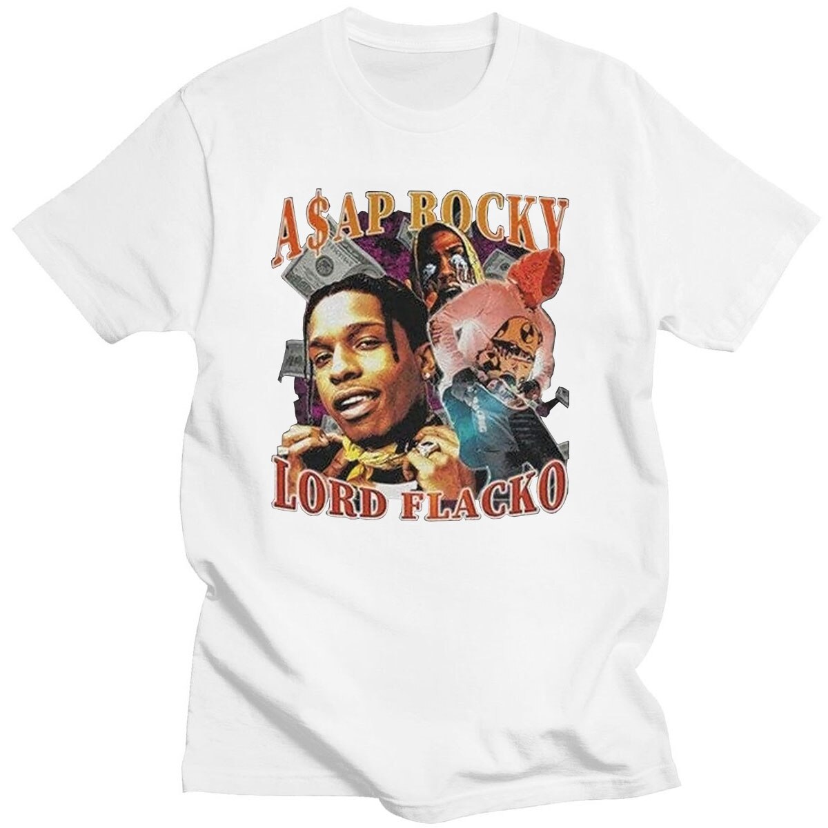 Asap Rocky Streetwear T shirt - 6ixmerchandise