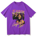 Rapper Tupac T Shirt Hip Hop Loose Oversized - 6ixmerchandise