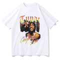 Rapper Tupac T Shirt Hip Hop Loose Oversized - 6ixmerchandise