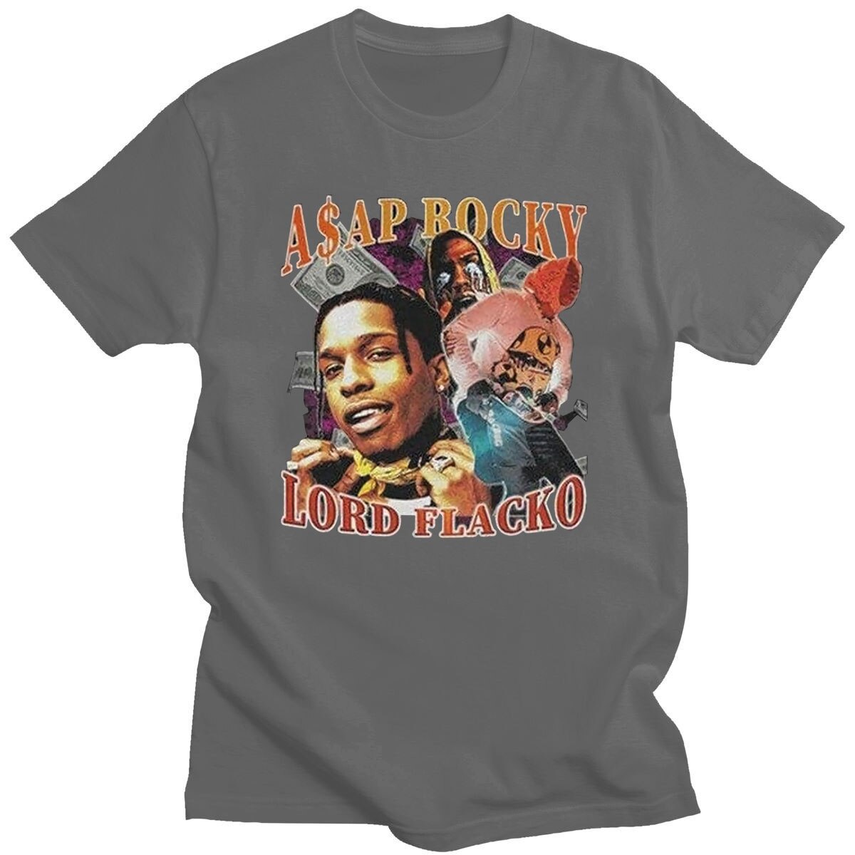 Asap Rocky Streetwear T shirt - 6ixmerchandise