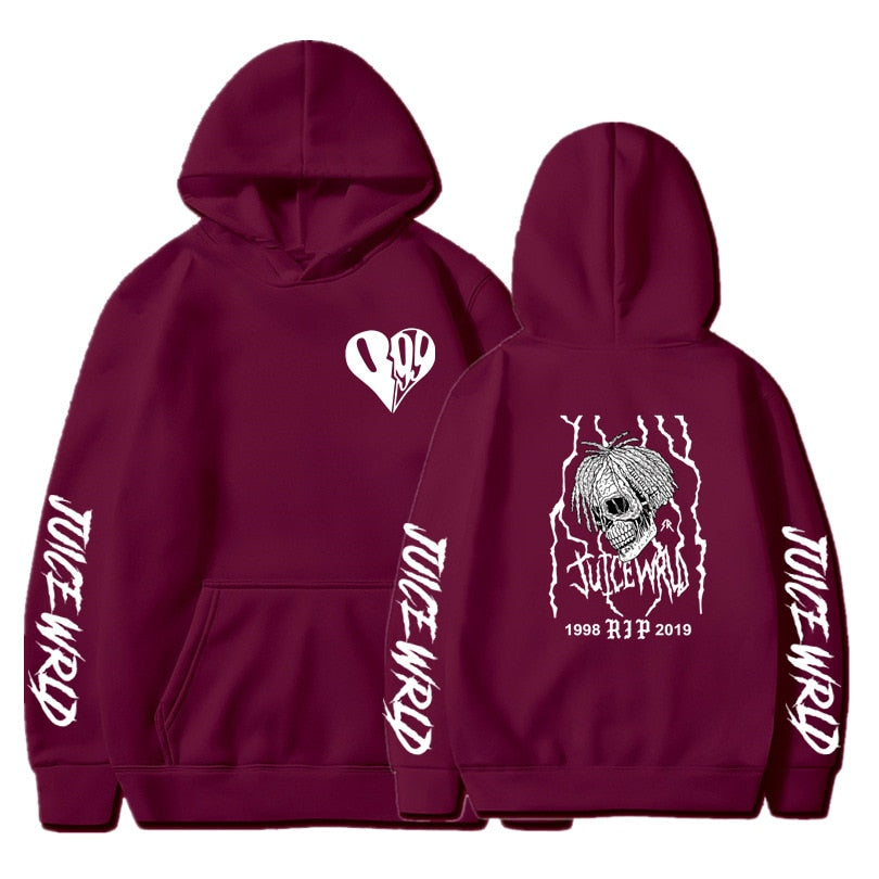 Juice Wrld Hoodies High Quality Winter Fleece Pullover Streetwear - 6ixmerchandise