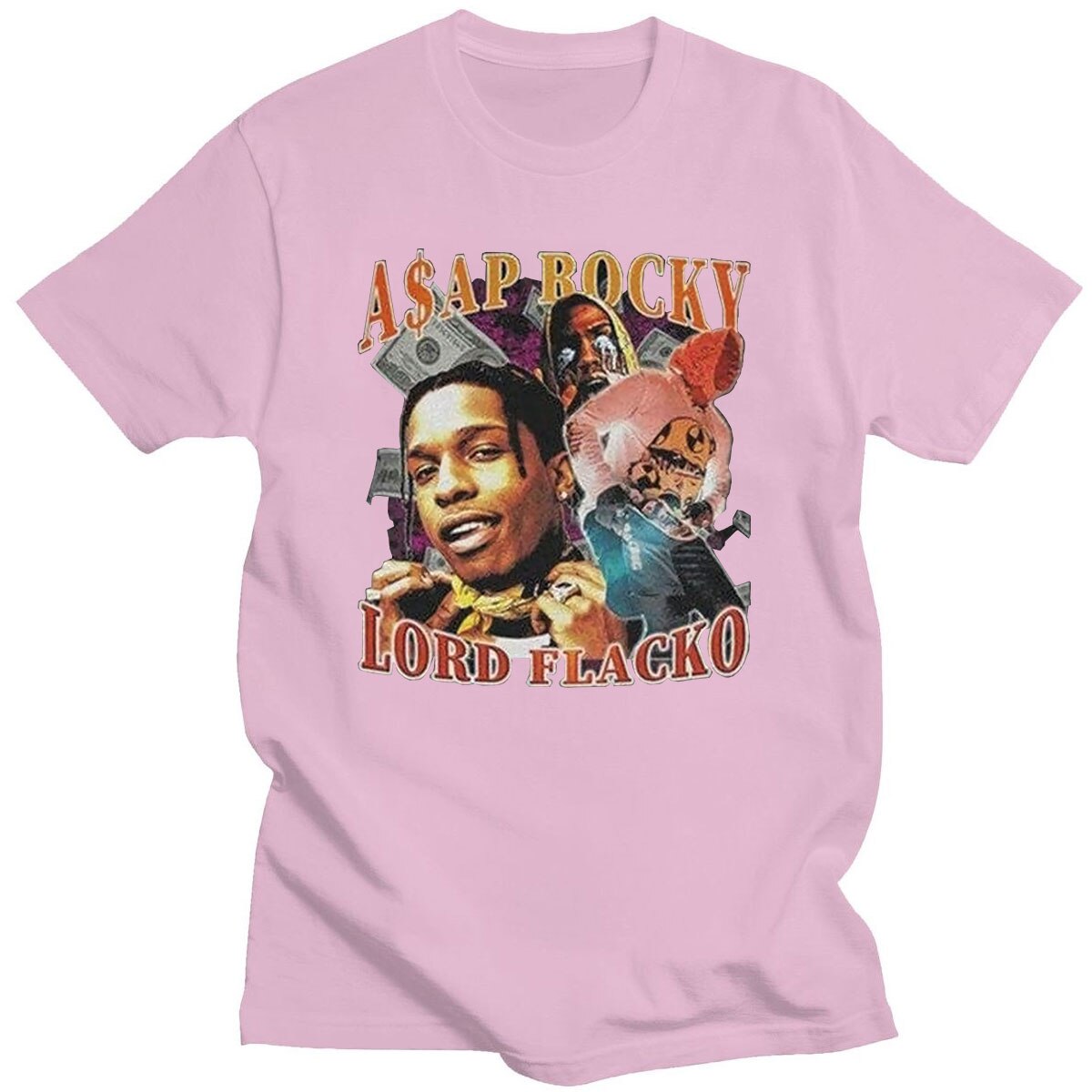 Asap Rocky Streetwear T shirt - 6ixmerchandise