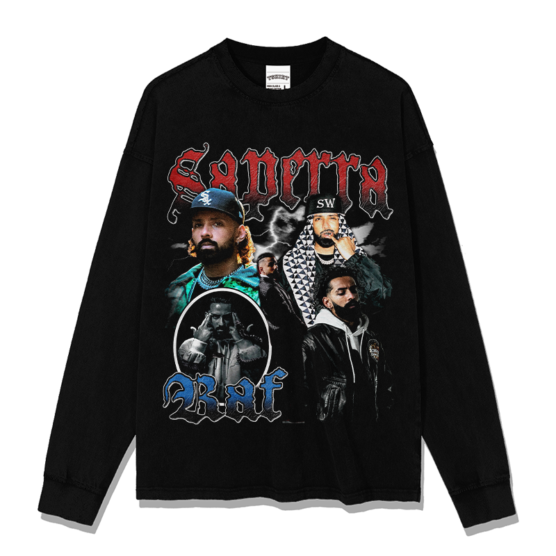 The Raf Saperra Sweatshirt tribute tee in heavyweight cotton