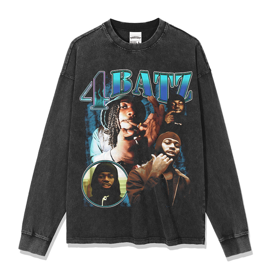 4 BATZ "ACT I STICKERZ  99" SWEATSHIRT 2024