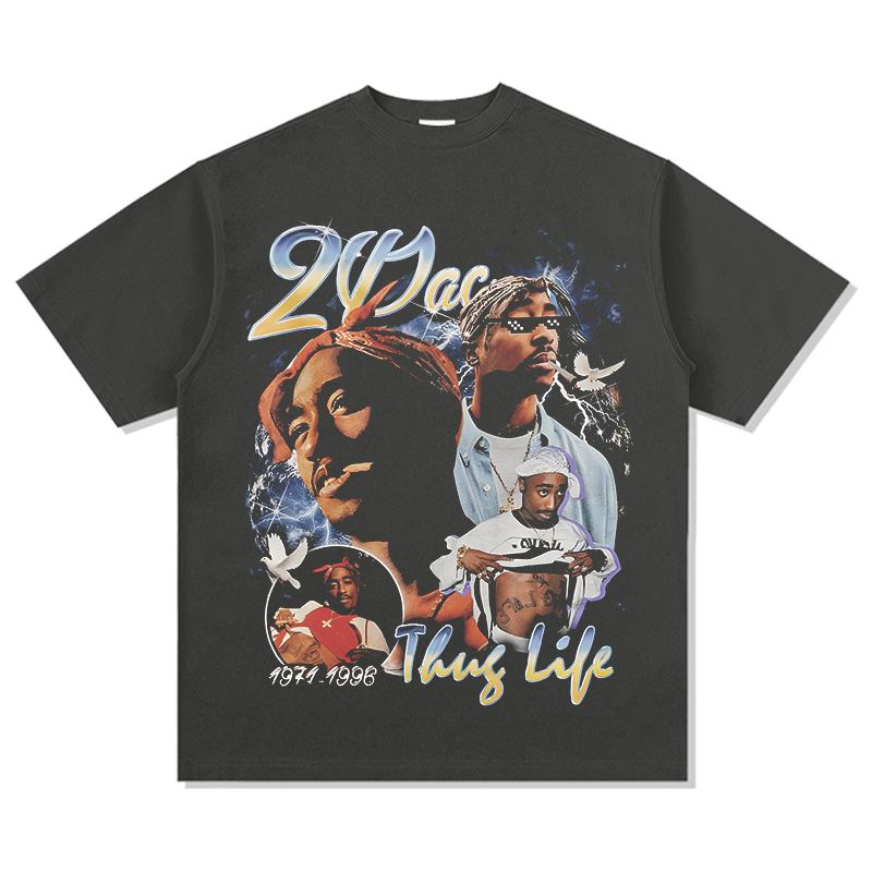 TUPAC SHAKUR ICONIC THUG LIFE TEE 2024 - view 2