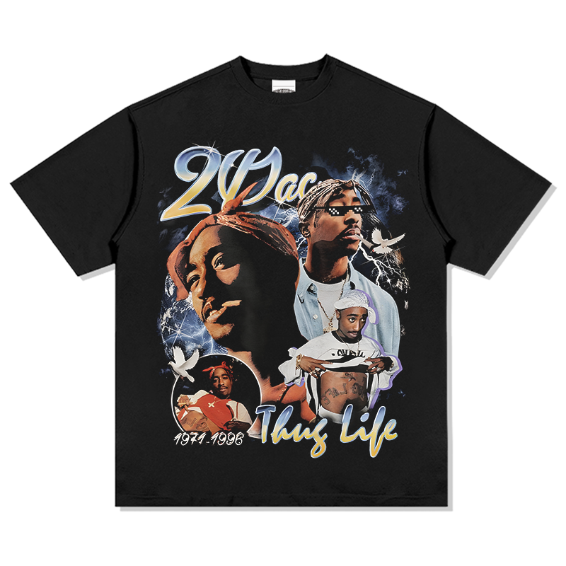 TUPAC SHAKUR ICONIC THUG LIFE TEE 2024