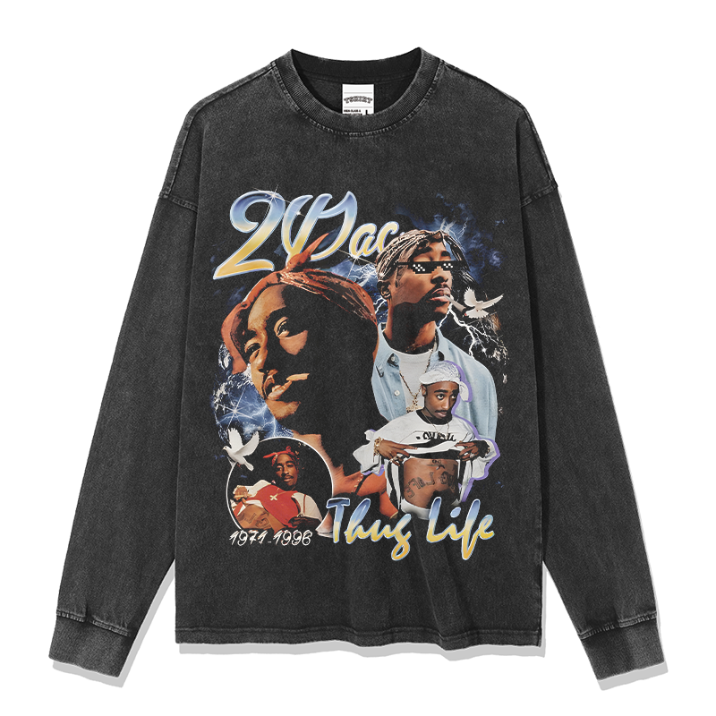 TUPAC SHAKUR ICONIC THUG LIFE SWEATSHIRT 2024 - view 2