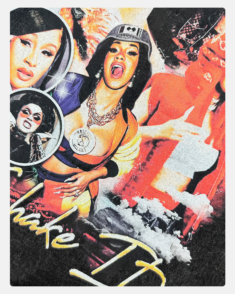 CARDI B "SHAKE IT" TEE 2024 - view 2