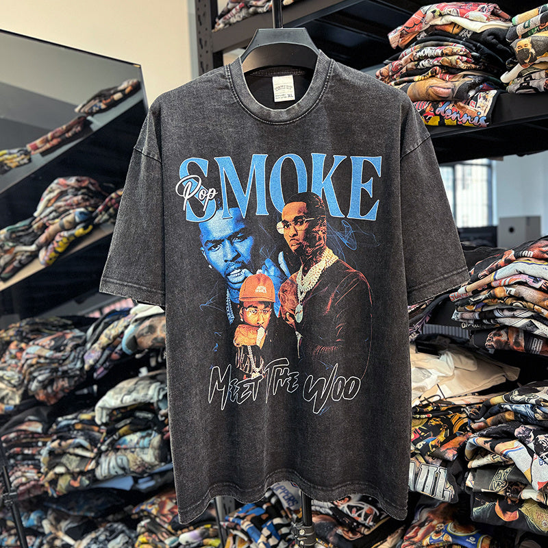 POP SMOKE "MEET THE WOO" PREMIUM TEE 2024 - view 2