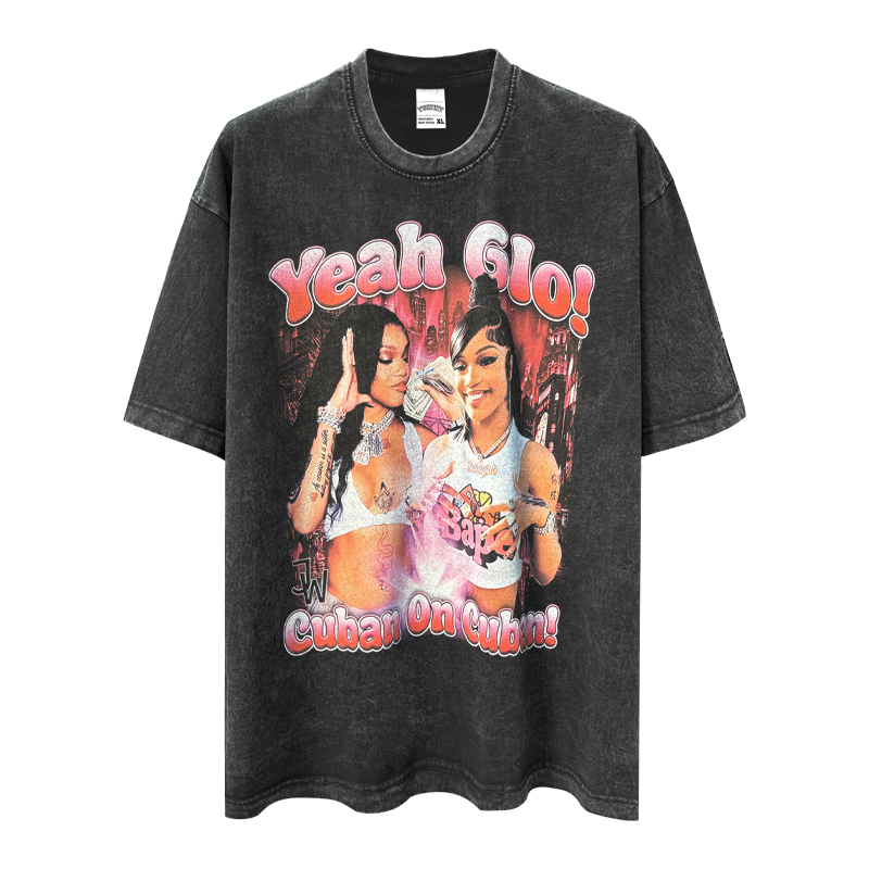 GloRilla “CUBAN ON CUBAN YEAH GLO TEE” 2024
