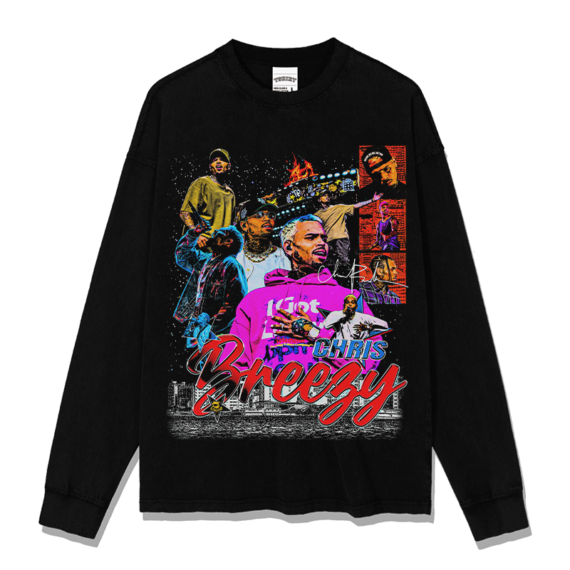 Chris Brown Breezy Sweatshirt 2024 - 6ixmerchandise