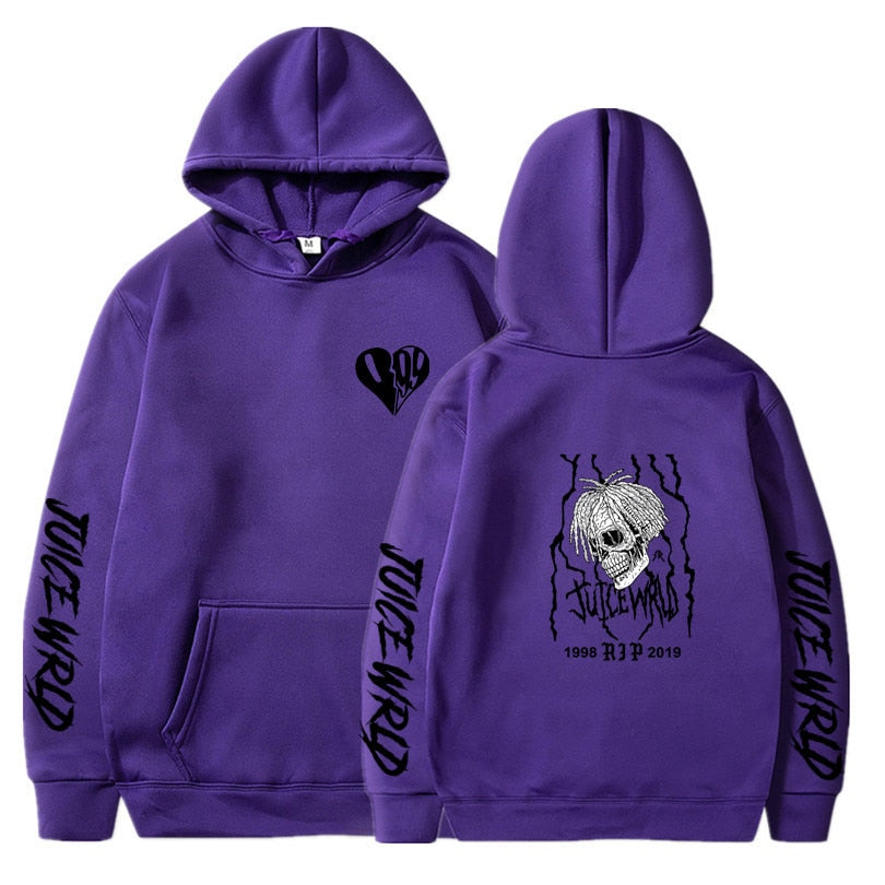 Juice Wrld Hoodies High Quality Winter Fleece Pullover Streetwear - 6ixmerchandise