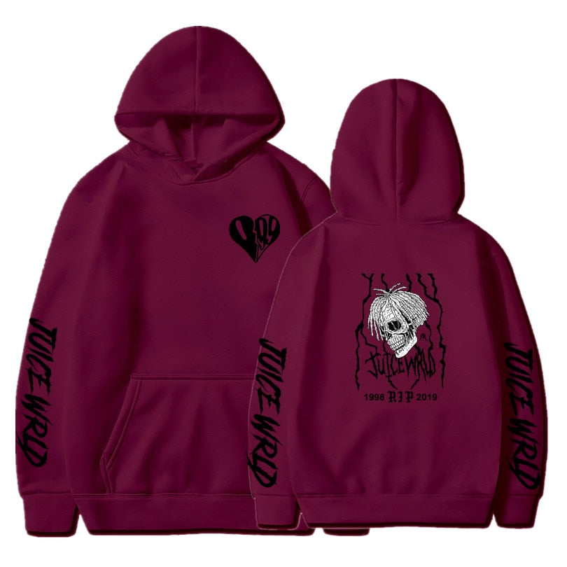 Juice Wrld Hoodies High Quality Winter Fleece Pullover Streetwear - 6ixmerchandise