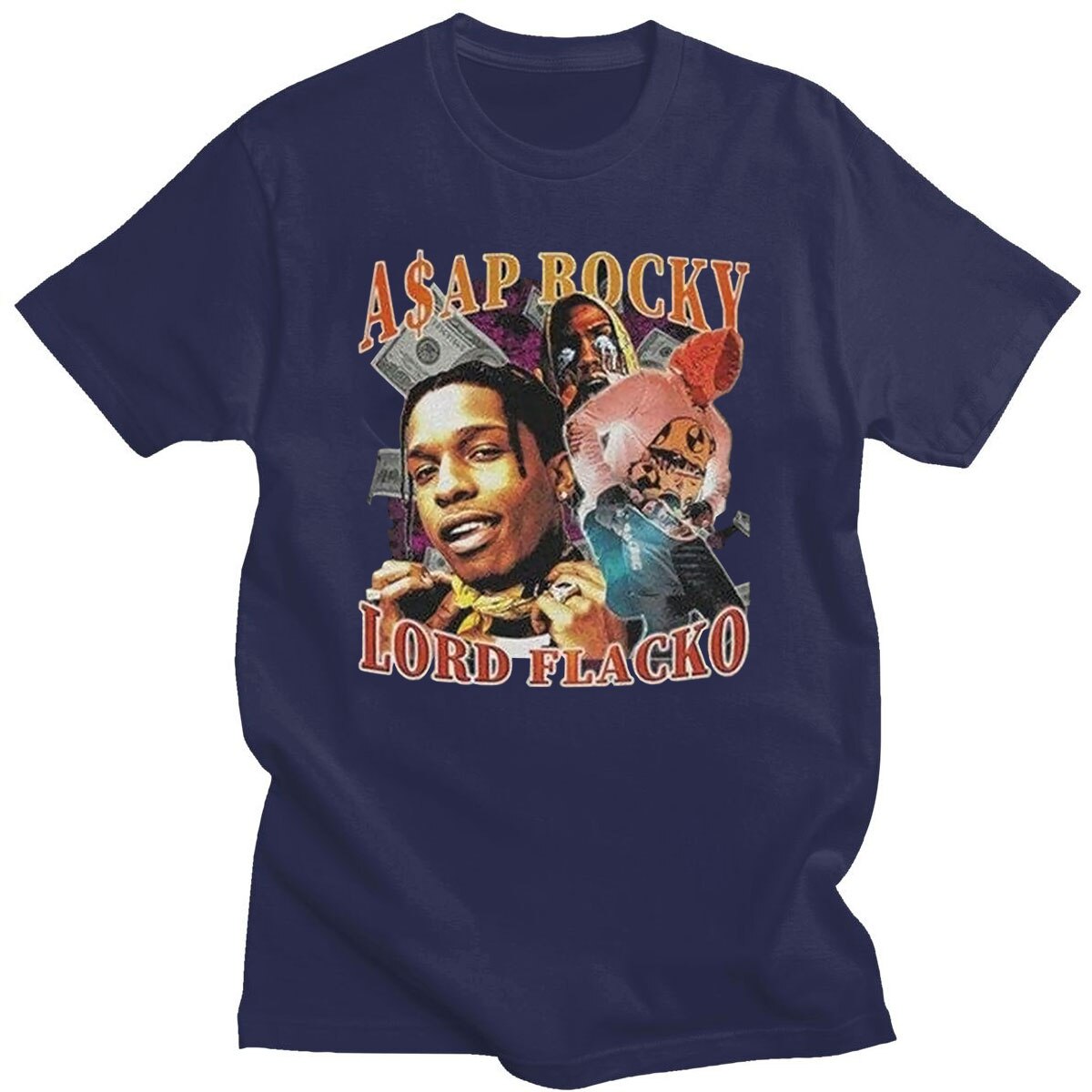Asap Rocky Streetwear T shirt - 6ixmerchandise