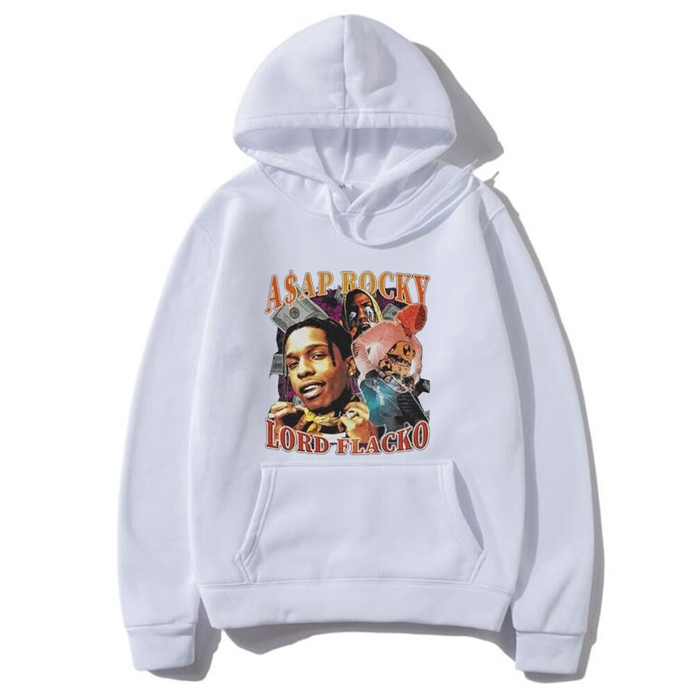 ASAP Rocky Hoodies Casual Streetwear pullover - 6ixmerchandise