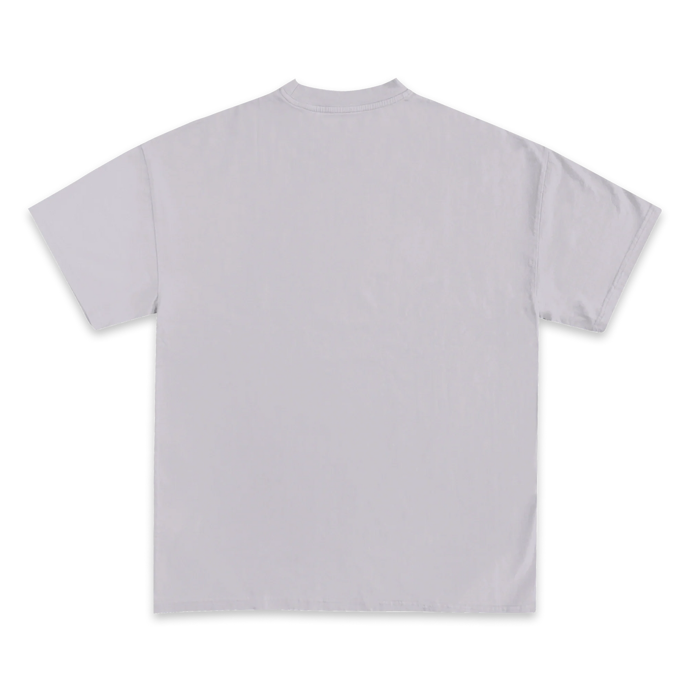Custom Print Tee — Heather Grey back