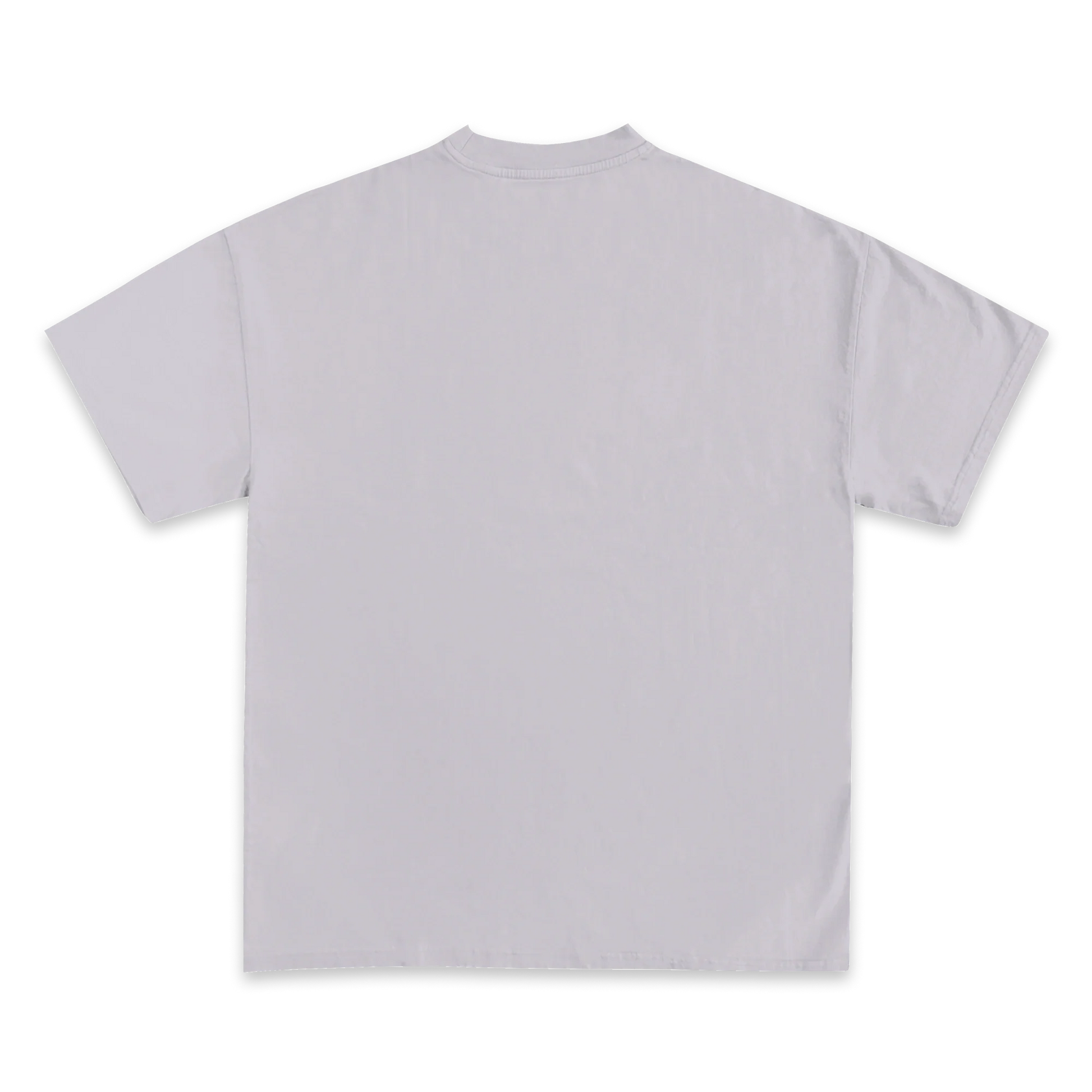 Custom Print Tee — Heather Grey back