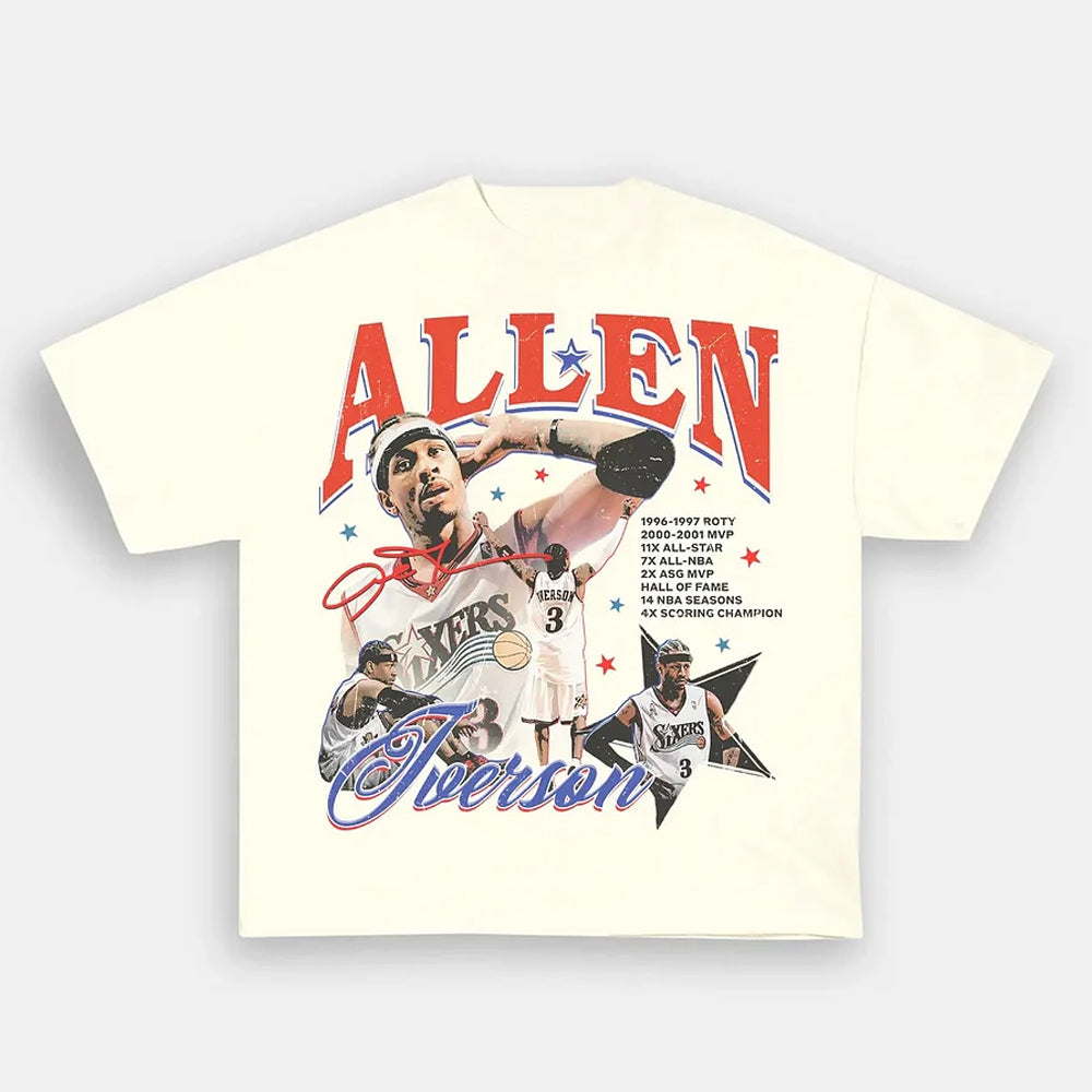 Allen Iverson Vintage Star Tee - view 4